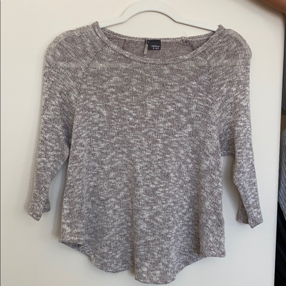 Light oatmeal sweater